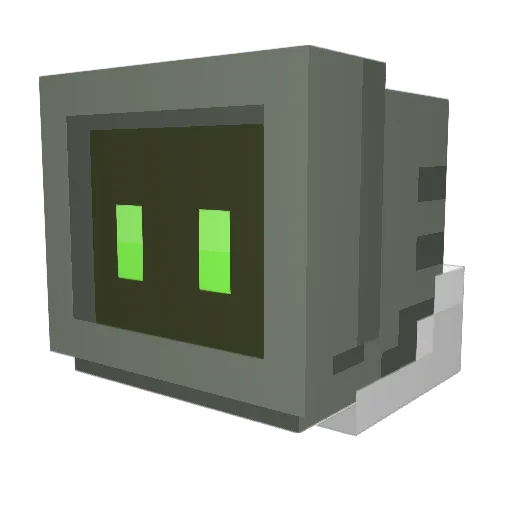 Aramin Minecraft avatar head, 3D render