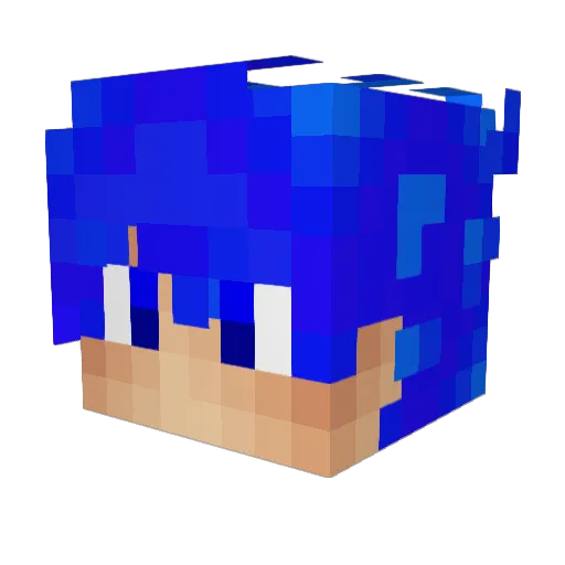AranBerry Minecraft avatar head, 3D render