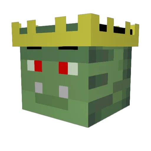 AranaKus Minecraft avatar head, 3D render