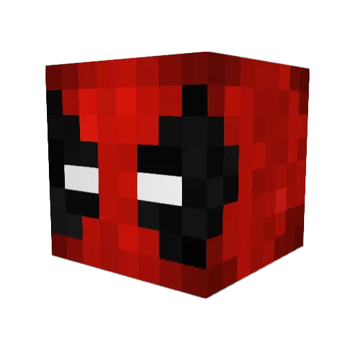 Aranbaal Minecraft avatar head, 3D render