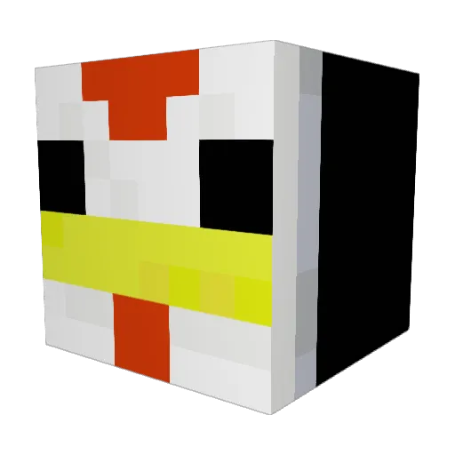Arandiam Minecraft avatar head, 3D render