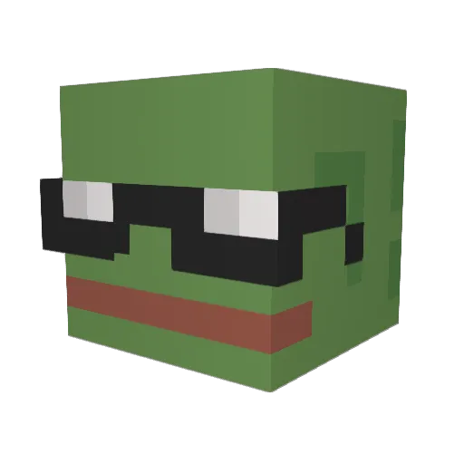 Arang_777 Minecraft avatar head, 3D render