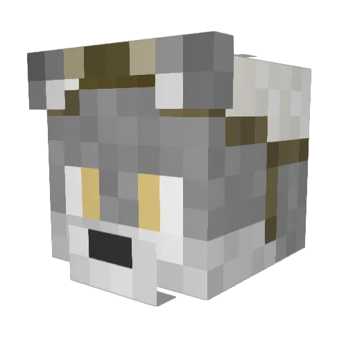 Araraurum Minecraft avatar head, 3D render