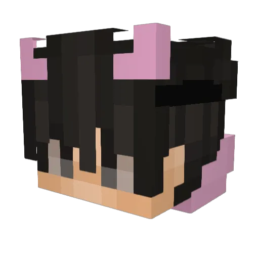AraseQ__ Minecraft avatar head, 3D render