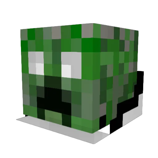 Arashi_BE Minecraft avatar head, 3D render