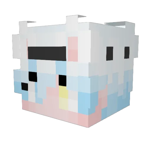 Arashi_OMO Minecraft avatar head, 3D render