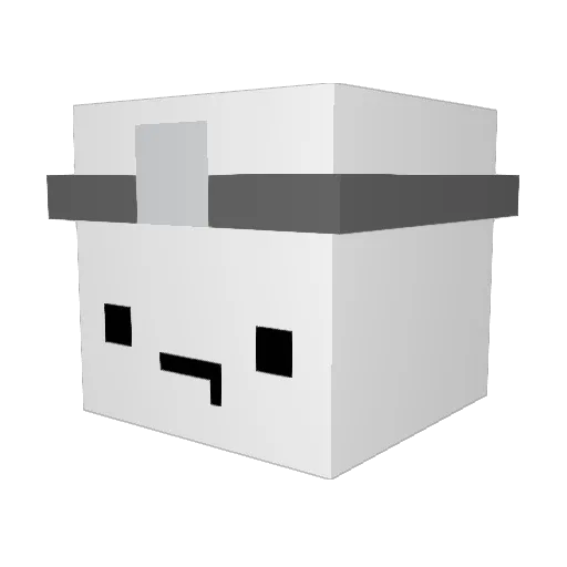 ArastooYsf Minecraft avatar head, 3D render