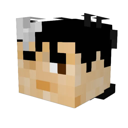 Arath_GM Minecraft avatar head, 3D render