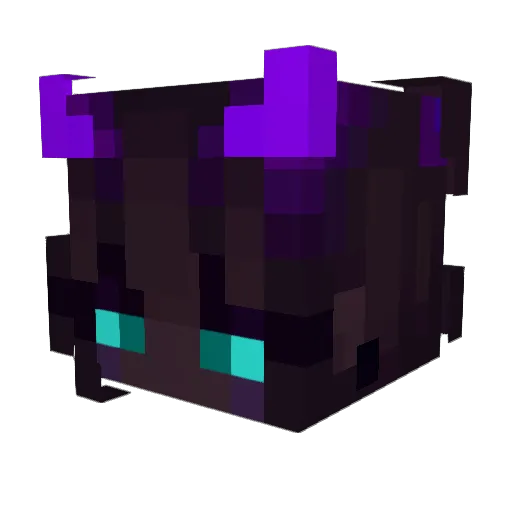 Aratisss Minecraft avatar head, 3D render