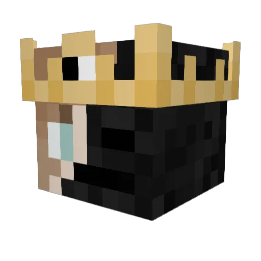 Arava1 Minecraft avatar head, 3D render