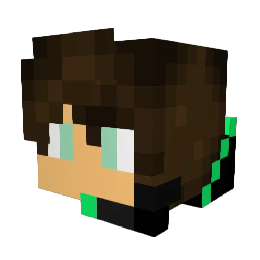 ArayanPlayz Minecraft avatar head, 3D render