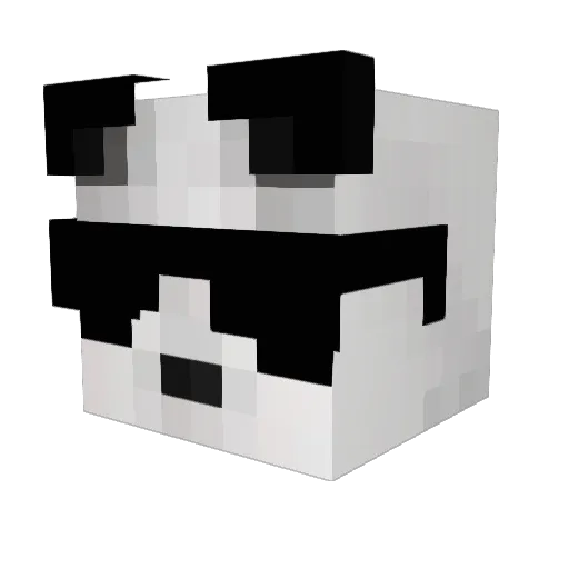 Arazhulll Minecraft avatar head, 3D render