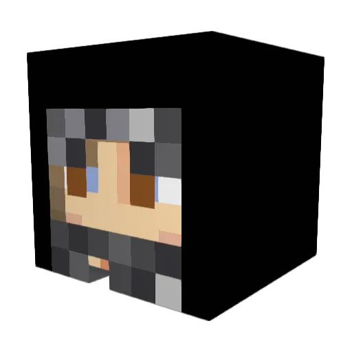 Arbi_gaming Minecraft avatar head, 3D render