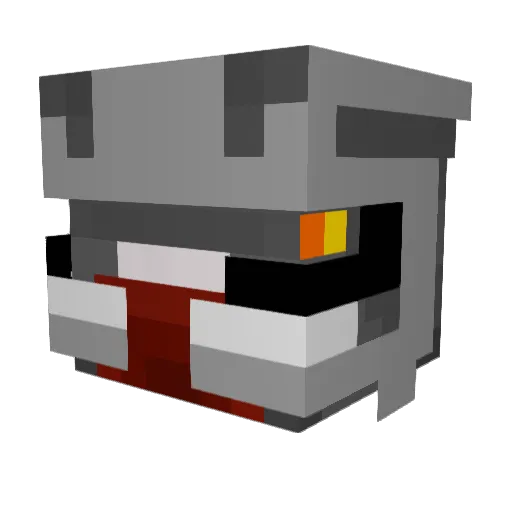 Arbiter23 Minecraft avatar head, 3D render