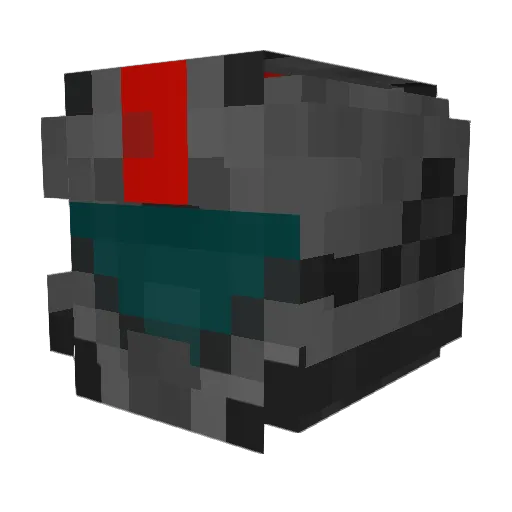 Arbiter343 Minecraft avatar head, 3D render