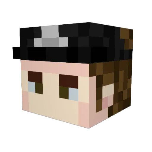 ArbysManager69 Minecraft avatar head, 3D render