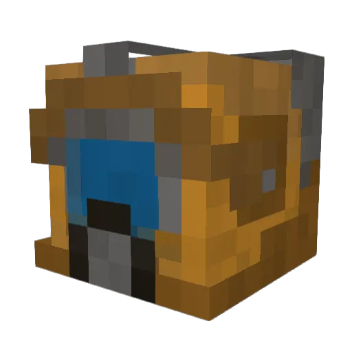 Arc1234 Minecraft avatar head, 3D render