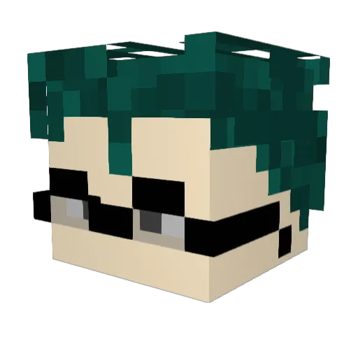 ArcCouncil Minecraft avatar head, 3D render