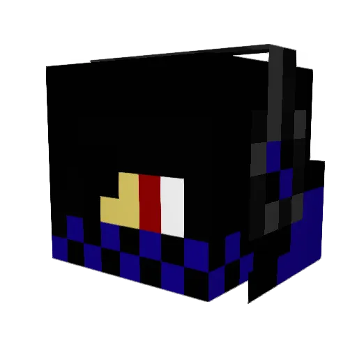 ArcKs_ Minecraft avatar head, 3D render