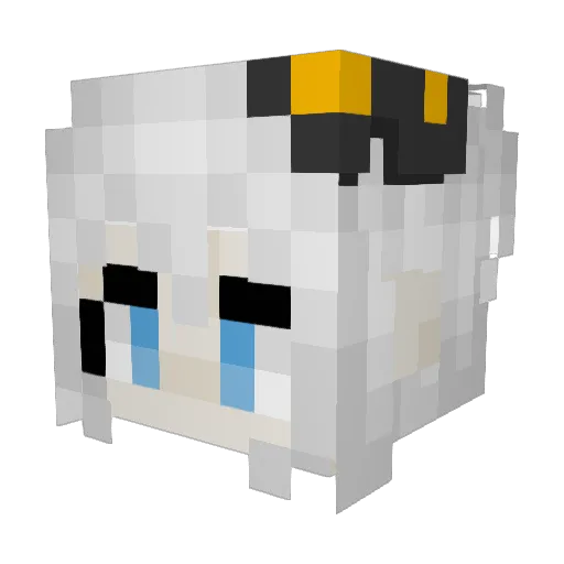 Arc_Cosine Minecraft avatar head, 3D render