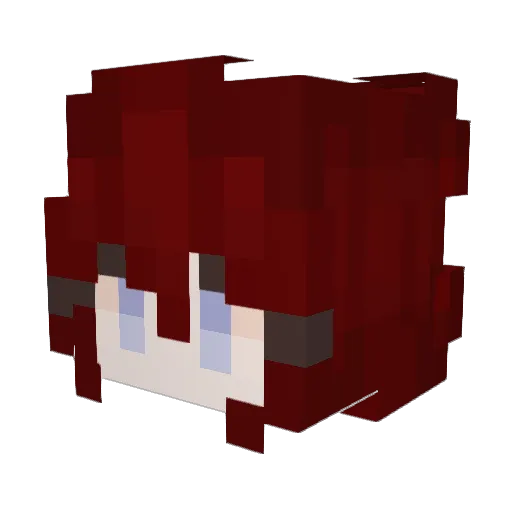 Arc_Law Minecraft avatar head, 3D render