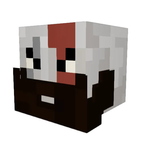 Arc_Omega Minecraft avatar head, 3D render