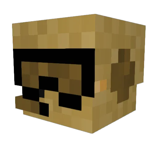 Arc_legion Minecraft avatar head, 3D render