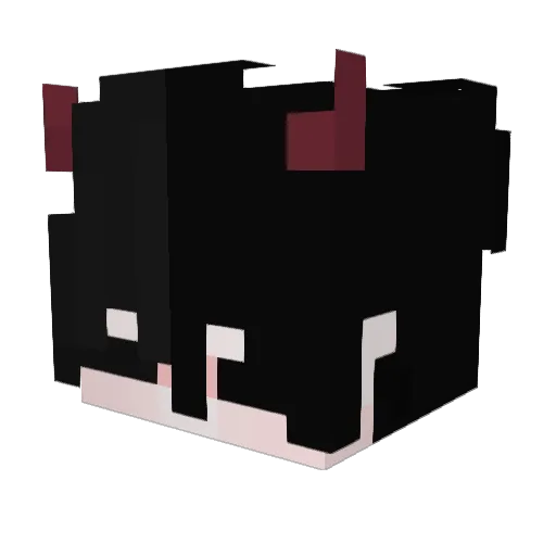 ArcaGX Minecraft avatar head, 3D render