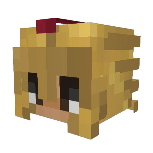 ArcaX17 Minecraft avatar head, 3D render