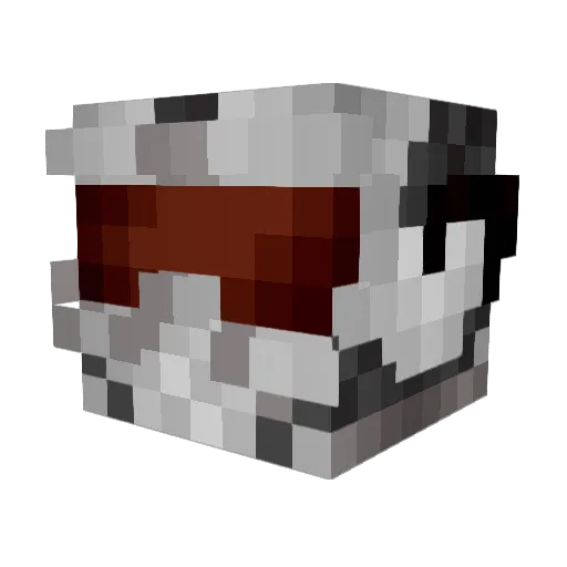 Arcadam Minecraft avatar head, 3D render