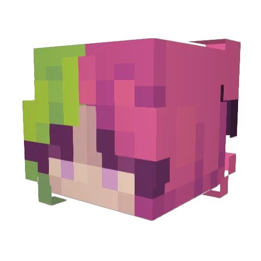 ArcadeFyre Minecraft avatar head, 3D render