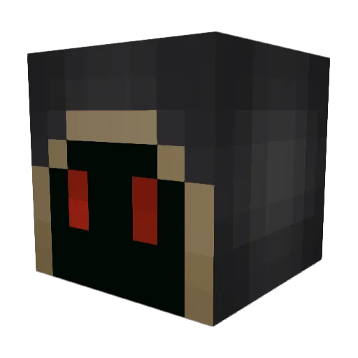 ArcadePizza Minecraft avatar head, 3D render