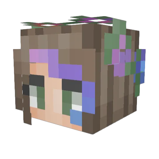 Arcadia0503 Minecraft avatar head, 3D render