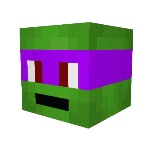 ArcadianPines Minecraft avatar head, 3D render