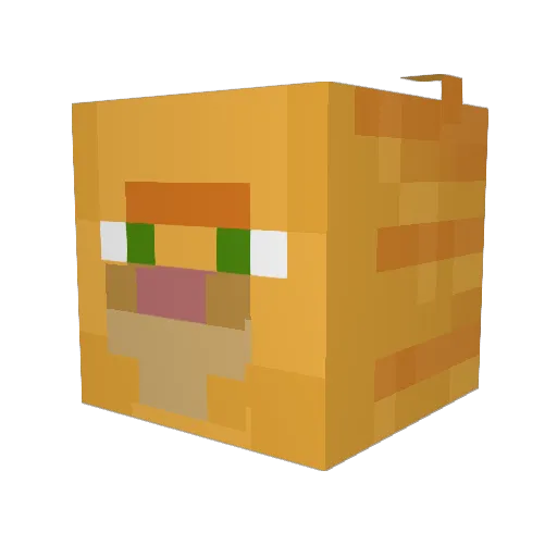 ArcadiusGaming Minecraft avatar head, 3D render