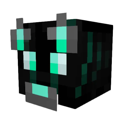 Arcaid2 Minecraft avatar head, 3D render