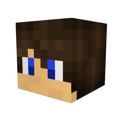 Arcames93 Minecraft avatar head, 3D render