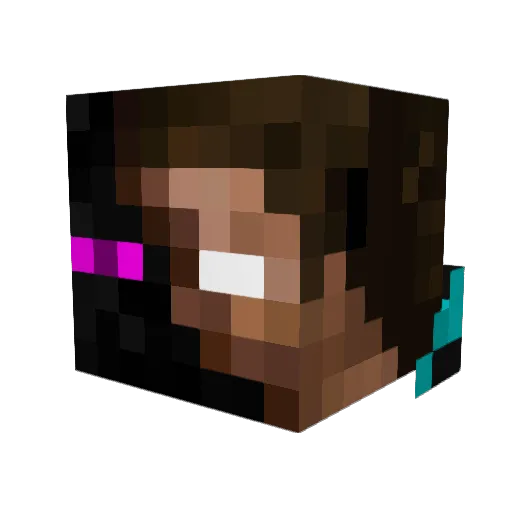 Arcan1903 Minecraft avatar head, 3D render