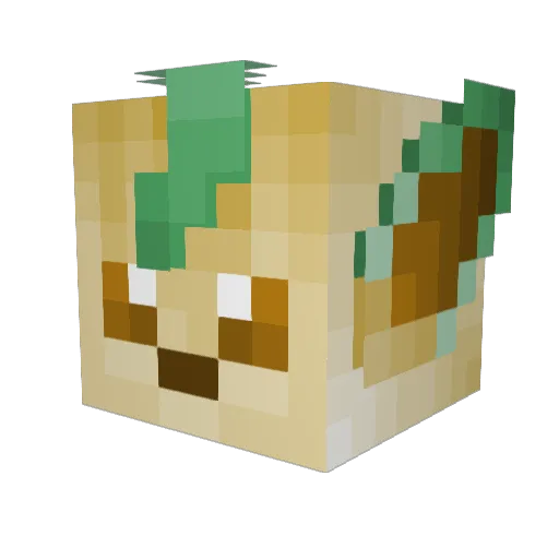 ArcaneChimera Minecraft avatar head, 3D render