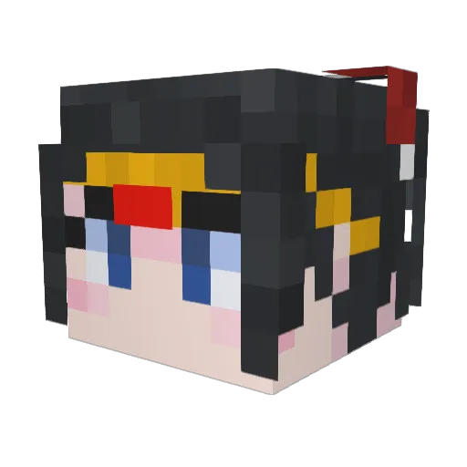ArcaneDivision Minecraft avatar head, 3D render
