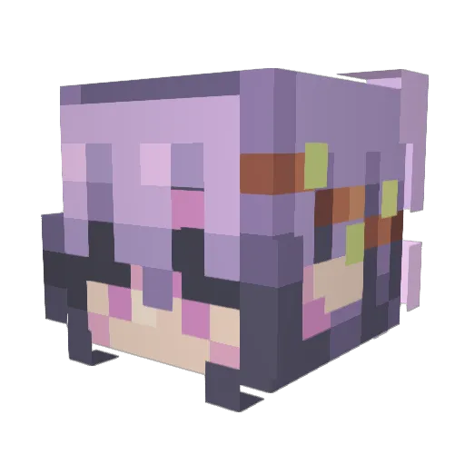 ArcaneFall Minecraft avatar head, 3D render