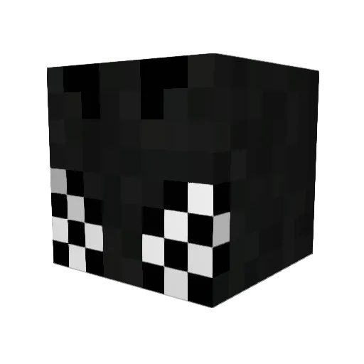 ArcaneMoff Minecraft avatar head, 3D render