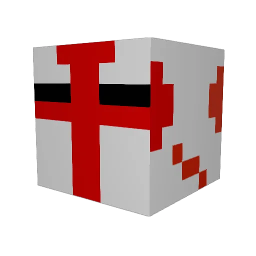 Arcane_0 Minecraft avatar head, 3D render