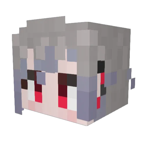 Arcane_Stellaris Minecraft avatar head, 3D render