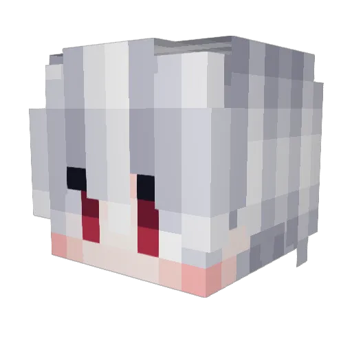 Arcane______ Minecraft avatar head, 3D render