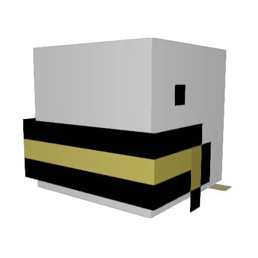 Arcaniane Minecraft avatar head, 3D render