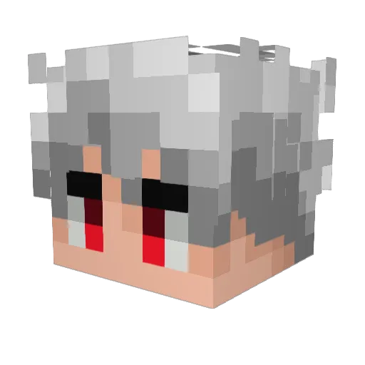 Arcast Minecraft avatar head, 3D render