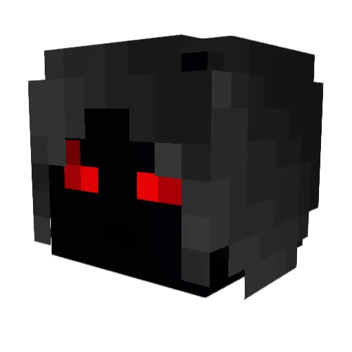 Arcaze Minecraft avatar head, 3D render