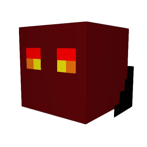 Arcento7 Minecraft avatar head, 3D render