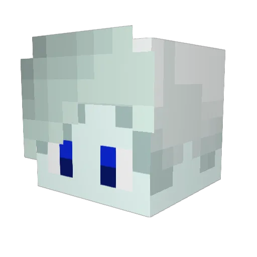 Arcerous Minecraft avatar head, 3D render